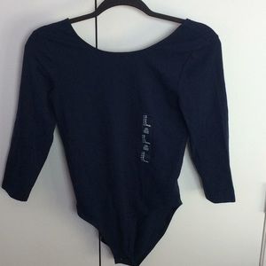 ✨Navy Blue Gap Bodysuit✨